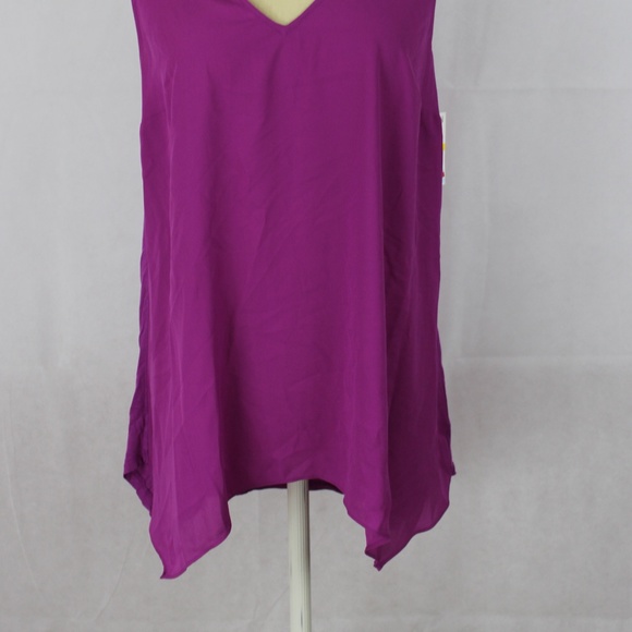 INC International Concepts Handkerchief-Hem Top - Picture 4 of 6